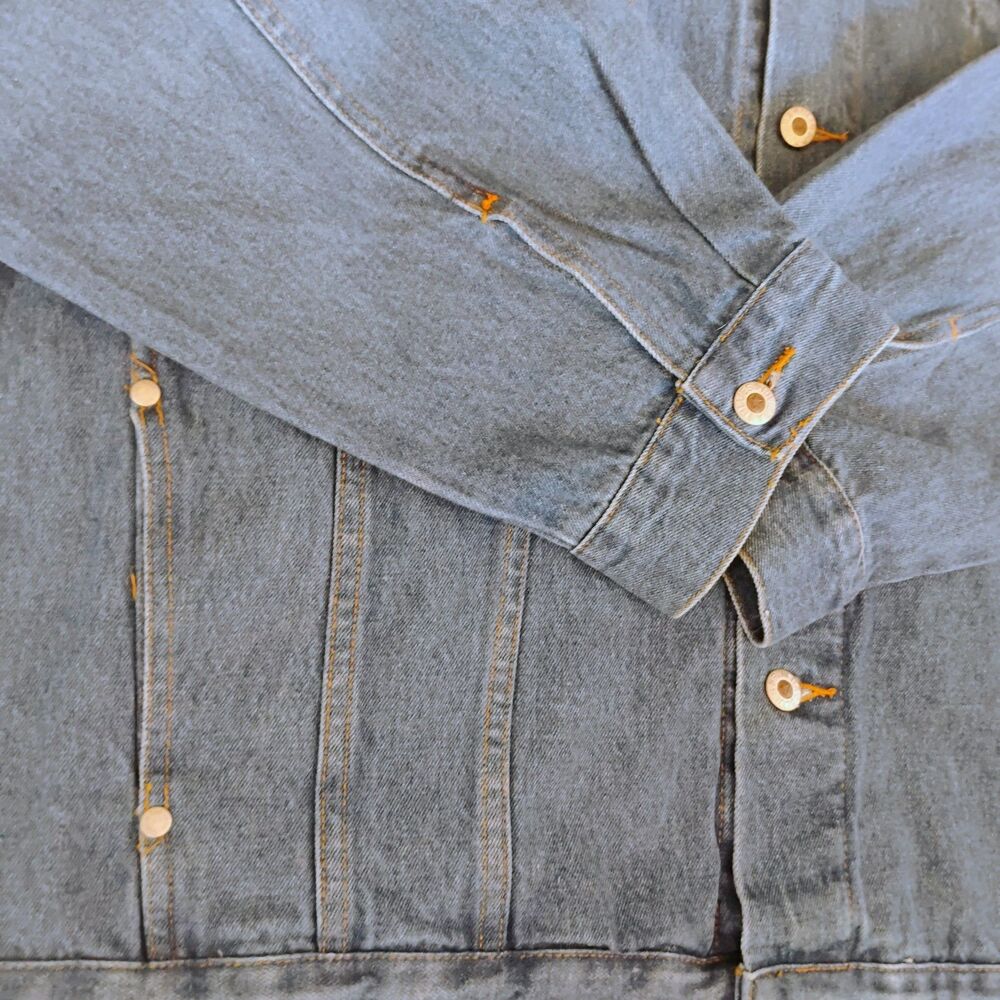 Vintage Riviera Blues Las Vegas Casino Denim Jacket Mens XL Embroidered 90s Y2K - Picture 6 of 15